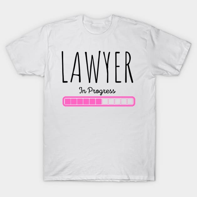 Lawyer in Progress T-Shirt by Proud Town Tees